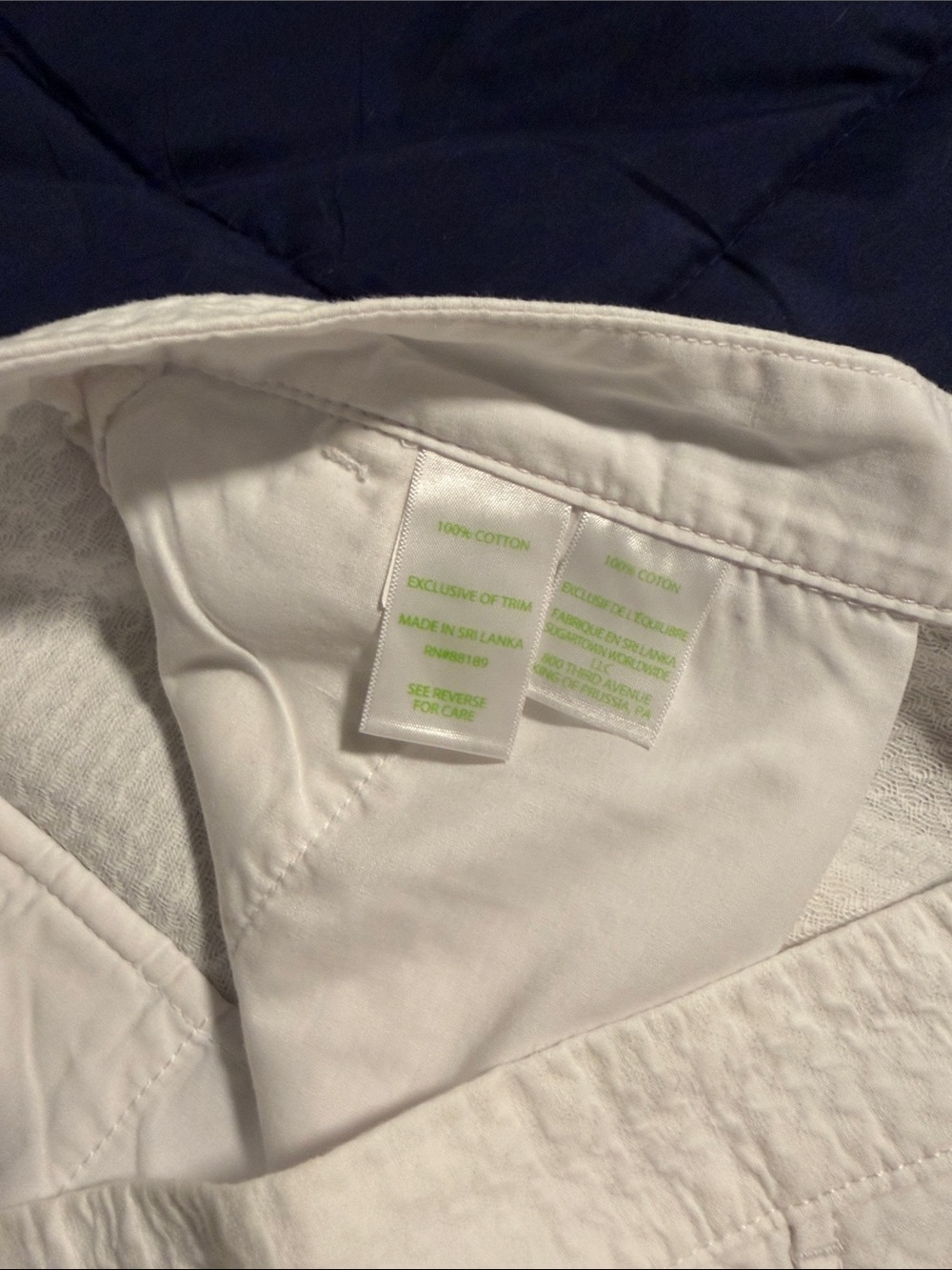 ❌SOLD❌ Lilly Pulitzer White Scalloped Hem Shorts size 16 - Picture 3 of 4